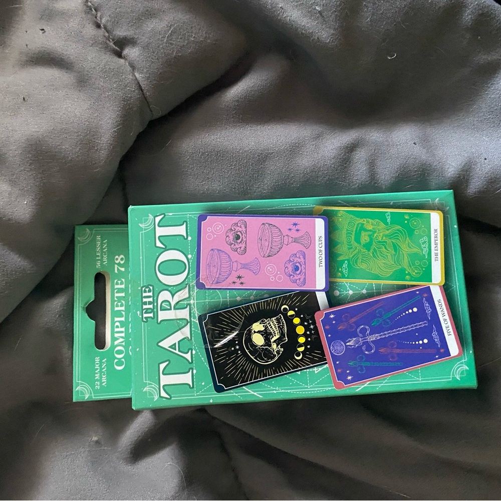 Green 'The Tarot' Complete 78-Card Deck